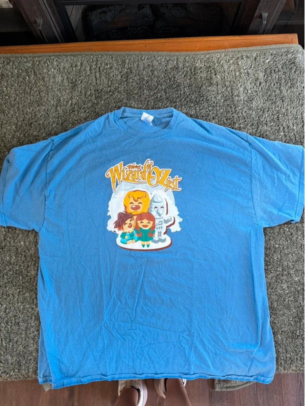 Gildan Ultra Cotton Wizard of Oz Fest T-Shirt Size 2XL Blue